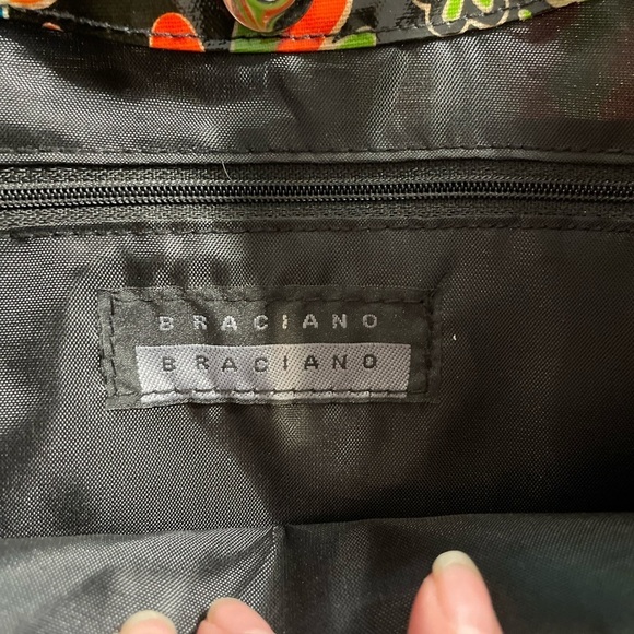 BRACIANO COATED FLORAL TOTE BAG - Picture 4 of 5